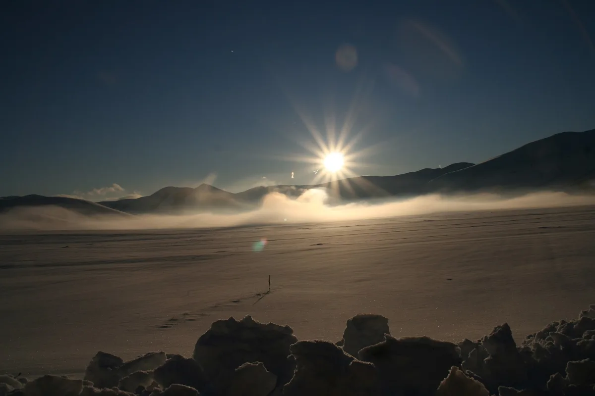 I migliori punti per vedere il tramonto Castelluccio